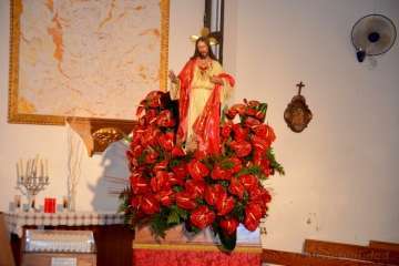 Misa y procesión del Sagrado Corazón de Jesús en La Garita (Foto Francisco Javier Santana)